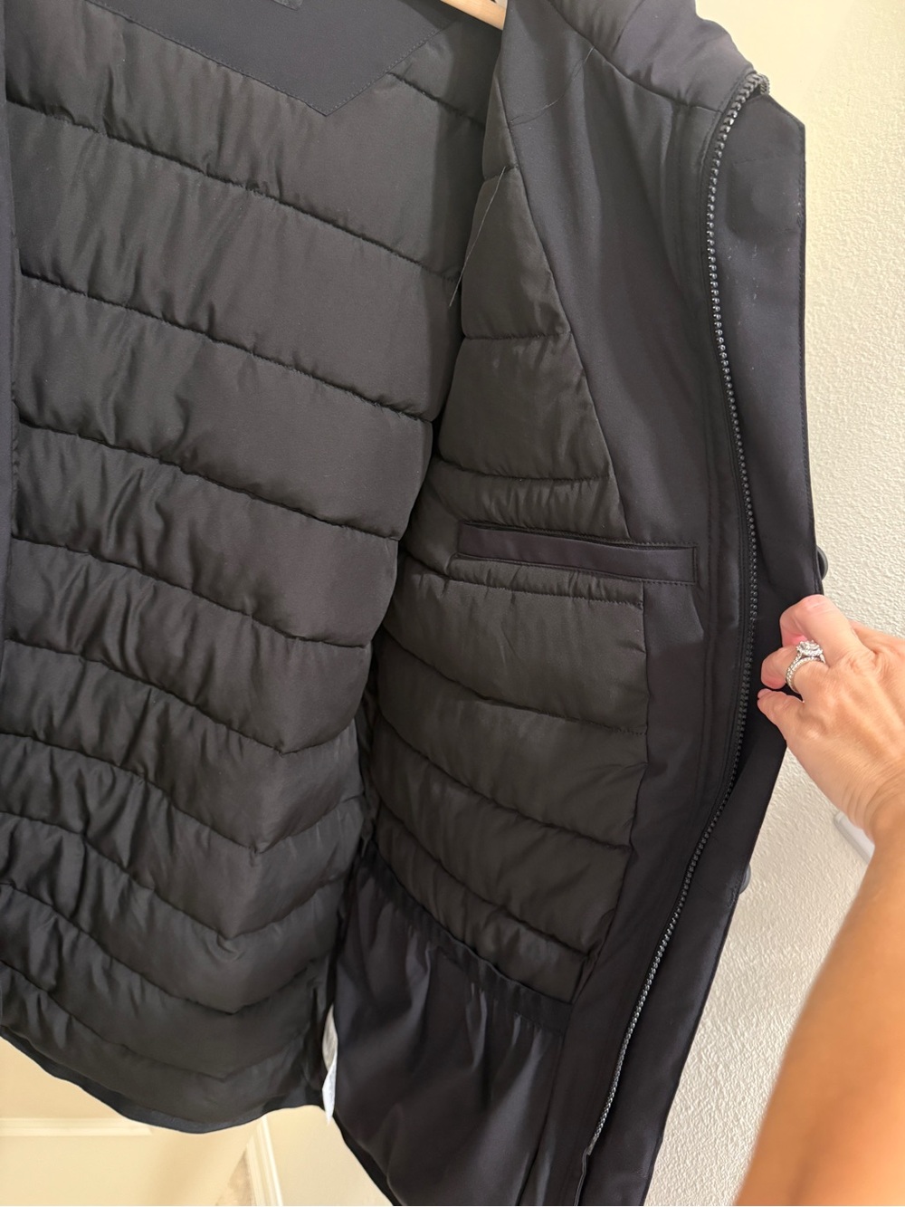 BYLT Basics Men's Large Black Hooded Parka Coat - Picture 3 of 16
